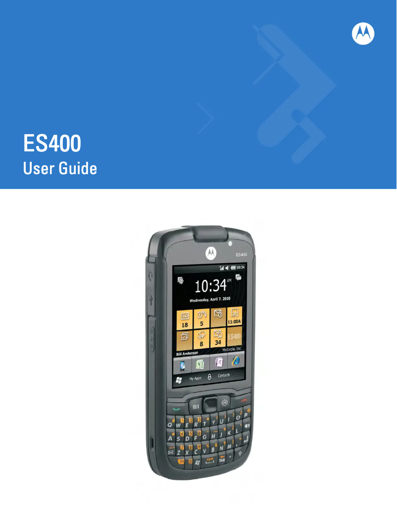 Page 1 de la notice Manuel utilisateur Motorola ES400 Qwerty