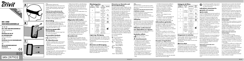 Page n°1 - Manuel utilisateur Crivit IAN 297932