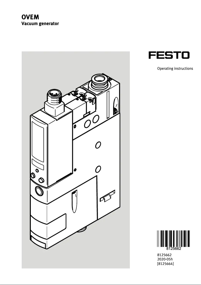 Page 1 de la notice Manuel utilisateur Festo OVEM-14-H-B-QO-OE-N-2P