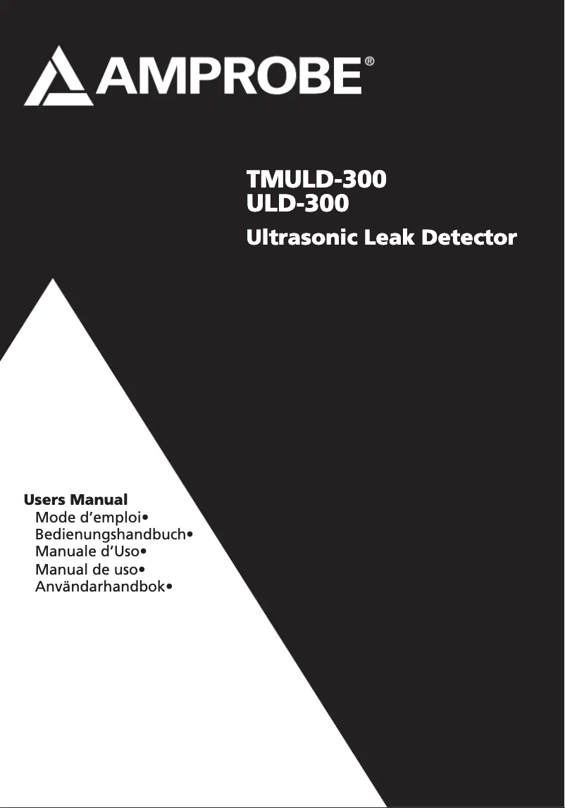 Image de la première page du manuel de l'appareil ULD-300