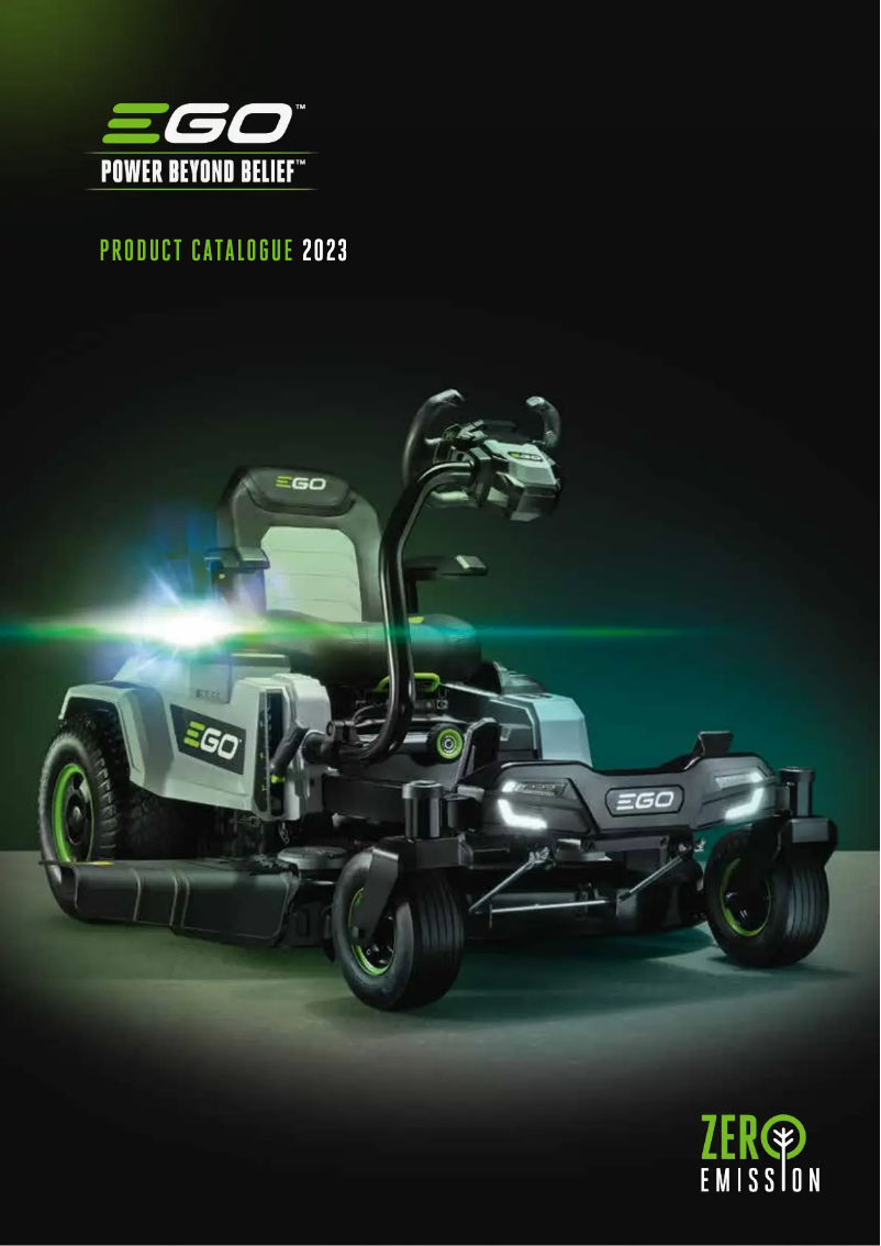 Page n°1 - Catalogue EGO LM2020E