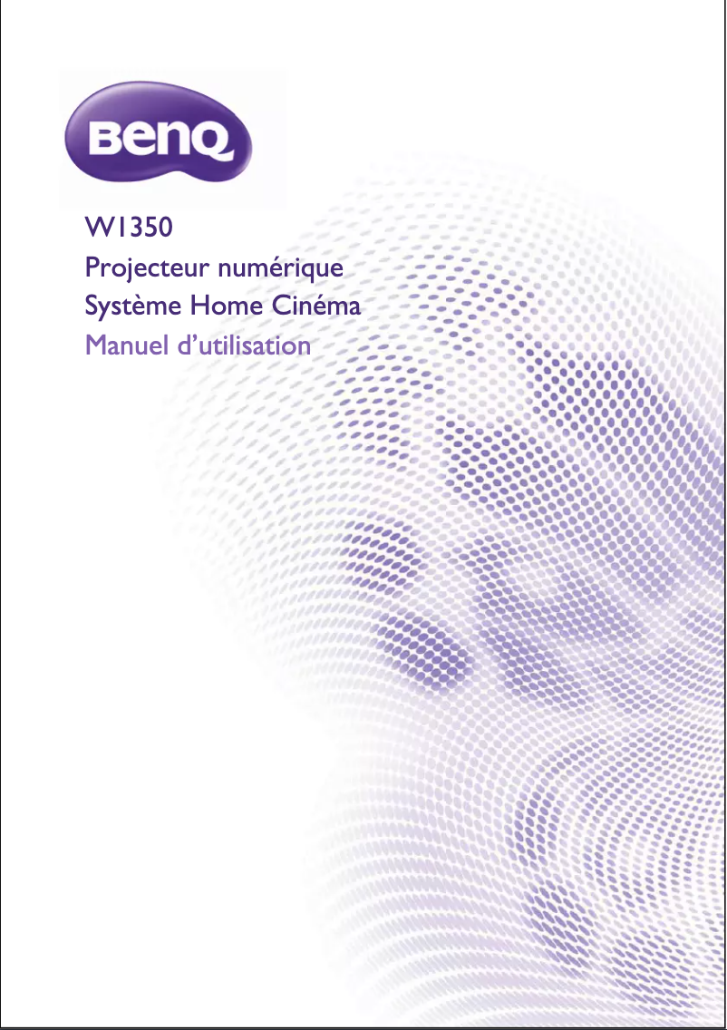 Image de la première page du manuel de l'appareil W1350