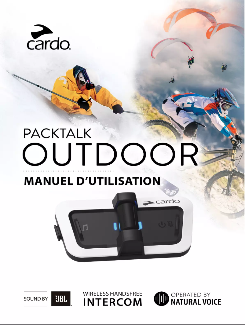 Page n°1 - Manuel utilisateur Cardo Packtalk Outdoor