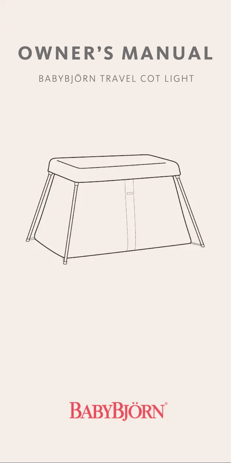 Image de la première page du manuel de l'appareil Easy Go