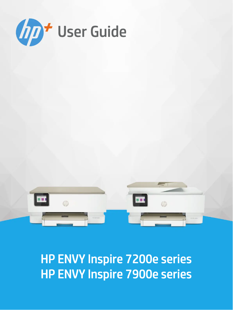 Page 1 de la notice Manuel utilisateur HP ENVY Inspire 7200e