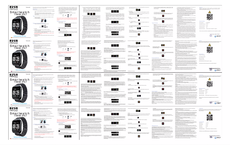 Page 1 de la notice Manuel utilisateur Fierro TE.03.0278.07