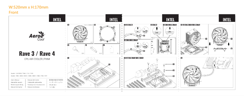 Page n°1 - Manuel utilisateur AeroCool Rave 4