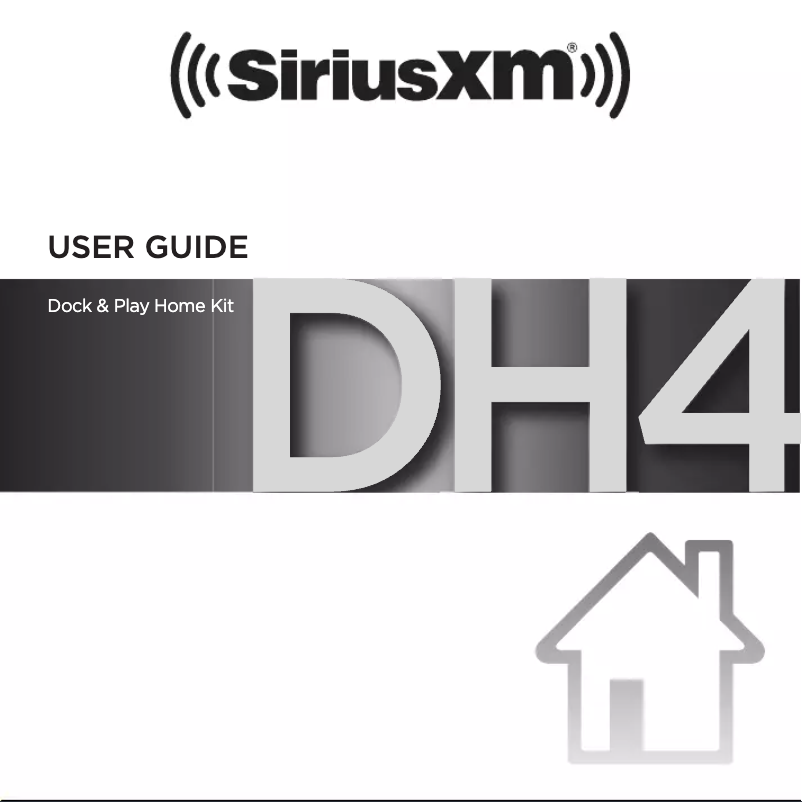 Page n°1 - Mode d'emploi SiriusXM SXDH4