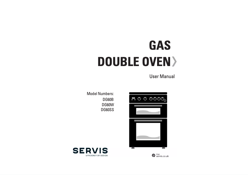 Page n°1 - Manuel utilisateur Servis DG60B