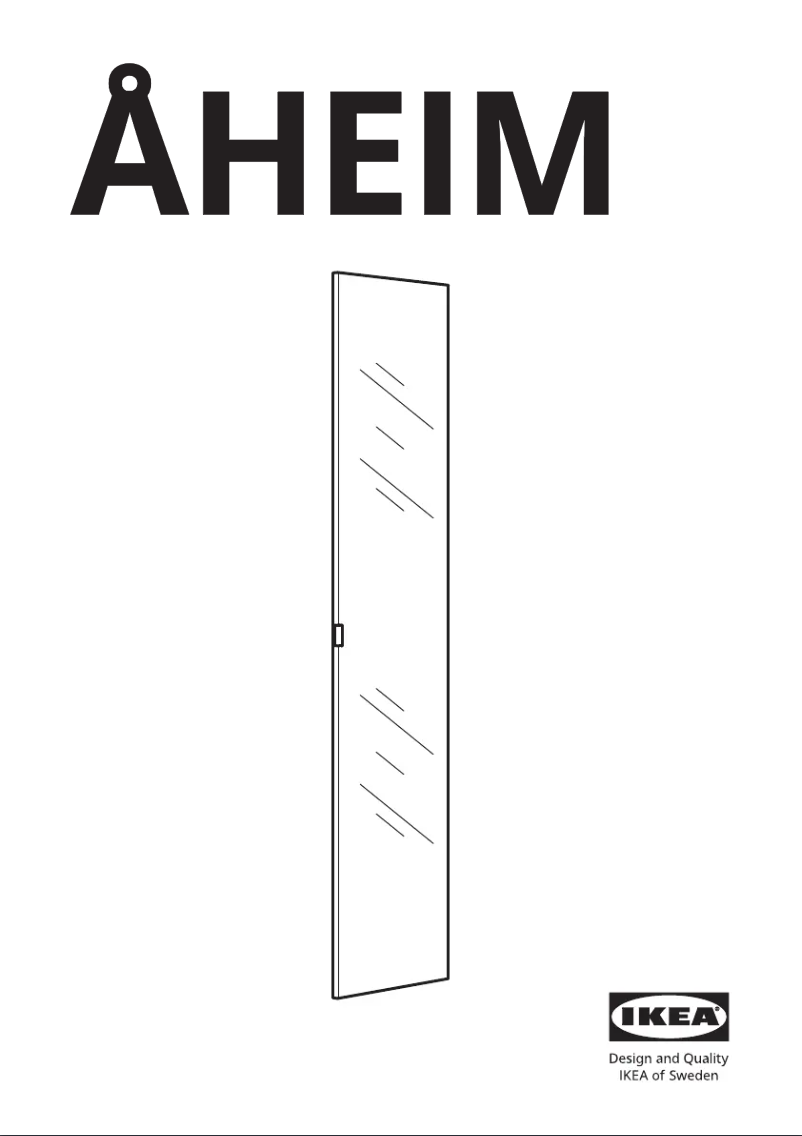 Image de la première page du manuel de l'appareil ÅHEIM 804.100.55