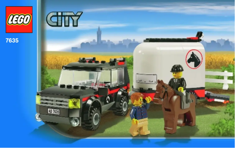 Page 1 de la notice Manuel utilisateur Lego City 7635