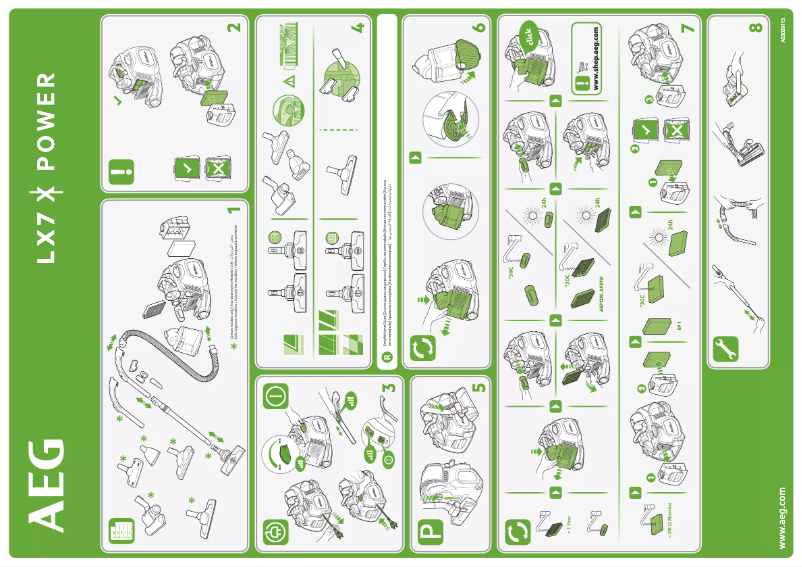 Page 1 de la notice Manuel utilisateur AEG LX7-2-ÖKO