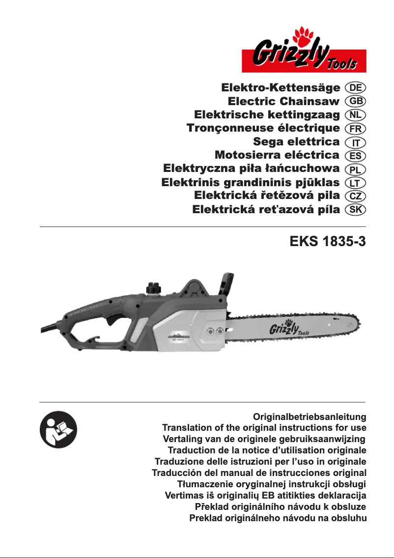 Page 1 de la notice Manuel utilisateur Grizzly EKS 1835-3