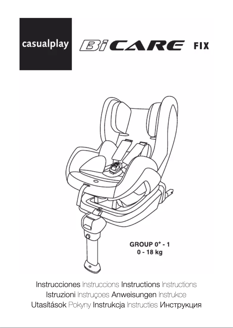 Image de la première page du manuel de l'appareil Bicare Fix