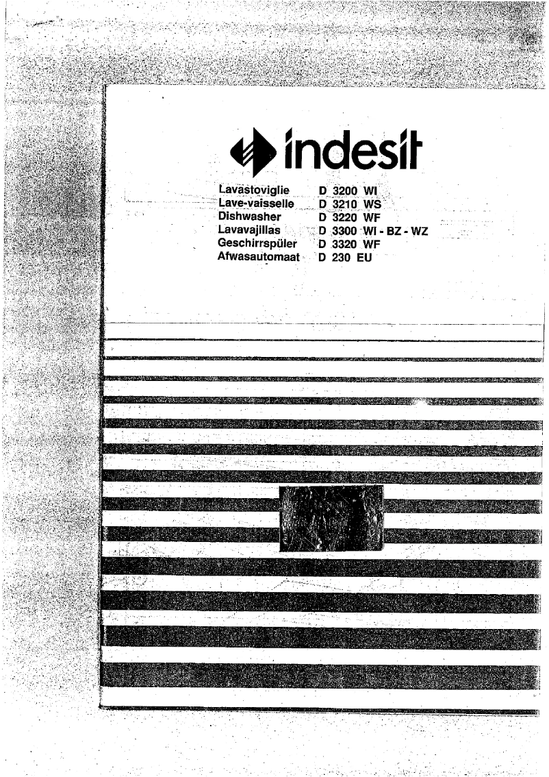 Page 1 de la notice Manuel utilisateur Indesit D3320
