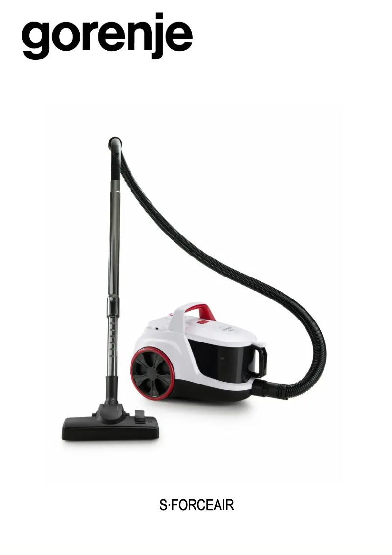 Image de la première page du manuel de l'appareil S-Force Air VCE01SFAWR