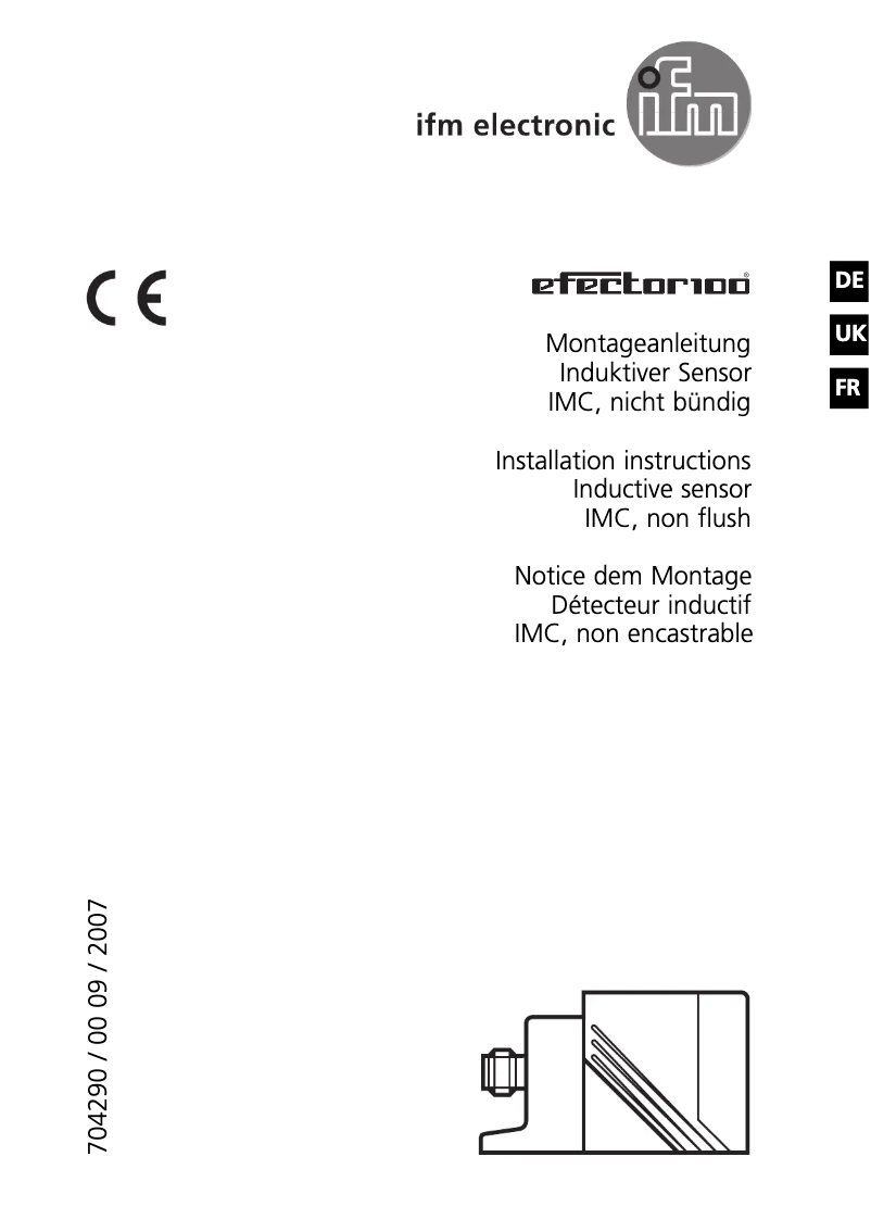Page n°1 - Manuel utilisateur IFM IM500A