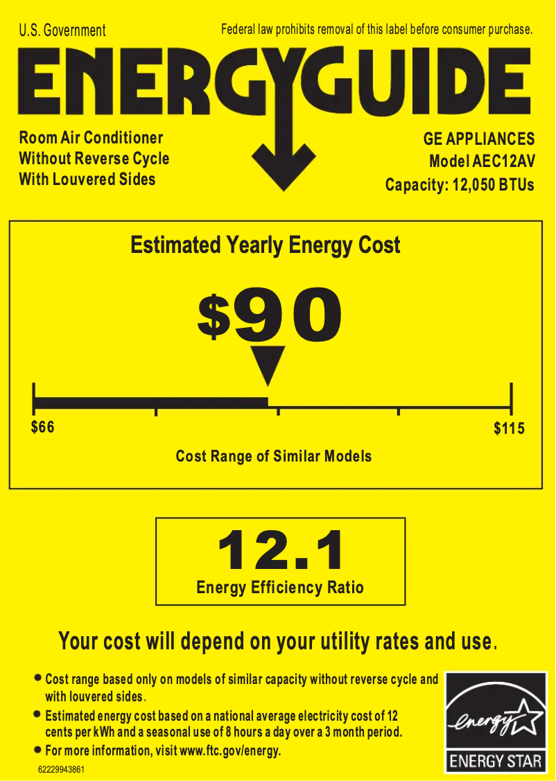Image de la première page du manuel de l'appareil AEC12AV