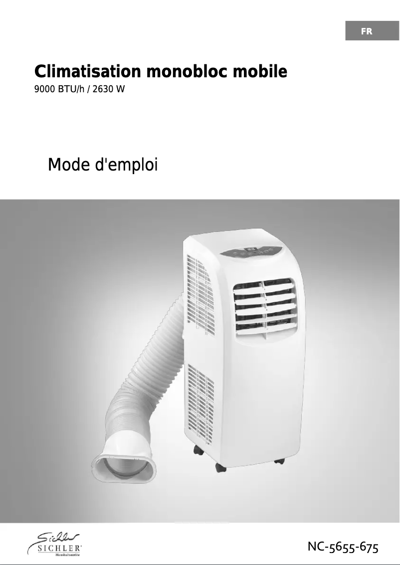 Page 1 of the manual User Manual Sichler NC-5655-675