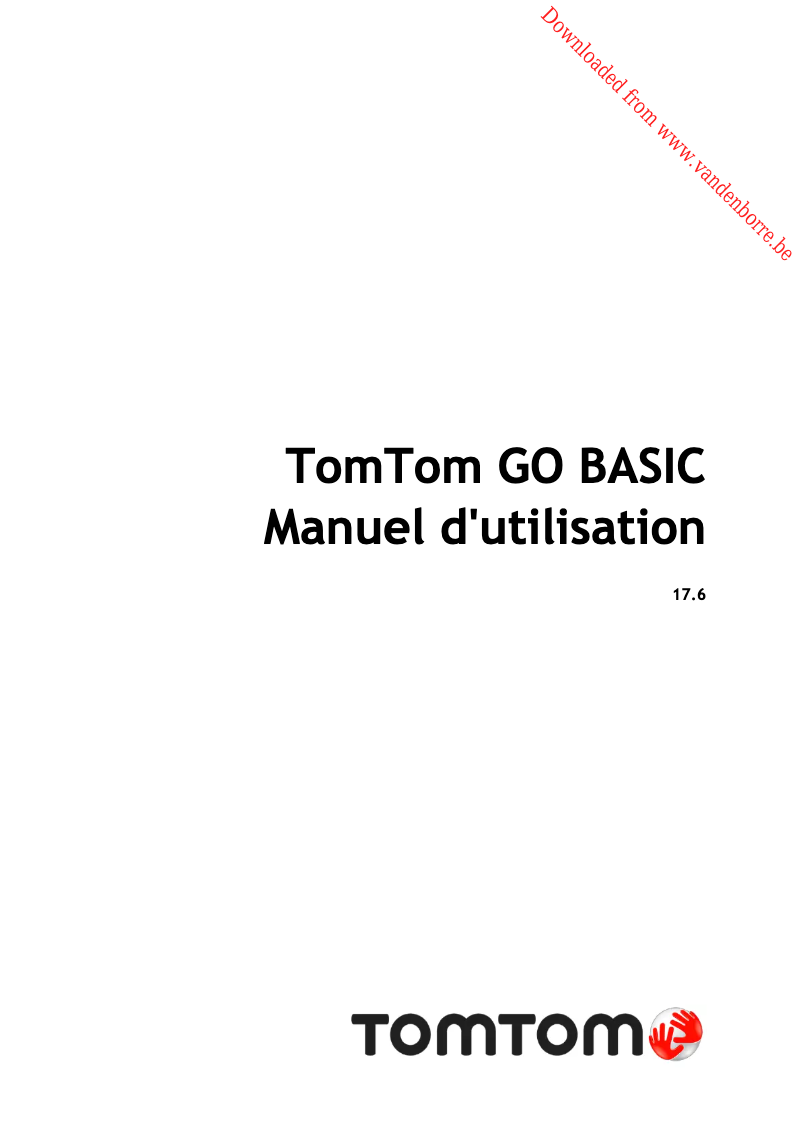 Page n°1 - Manuel utilisateur TomTom GO Basic 6