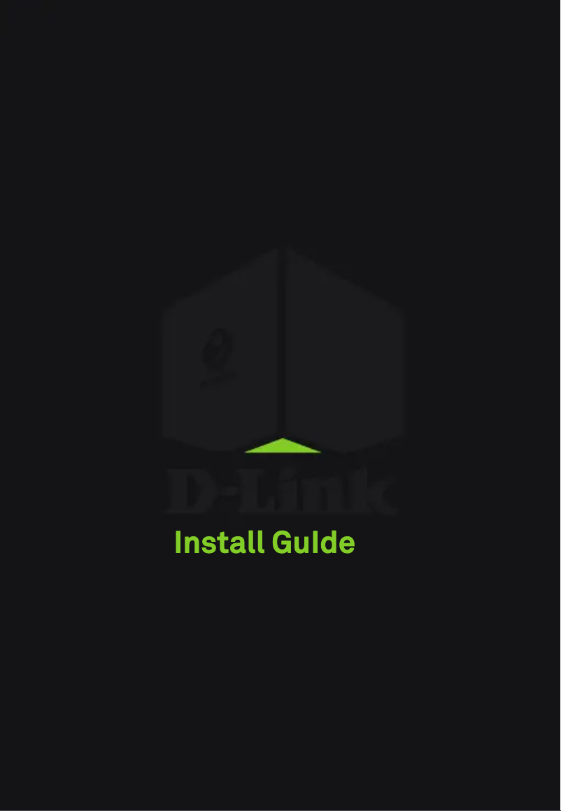 Page n°1 - Guide d'installation D-Link DSM-380