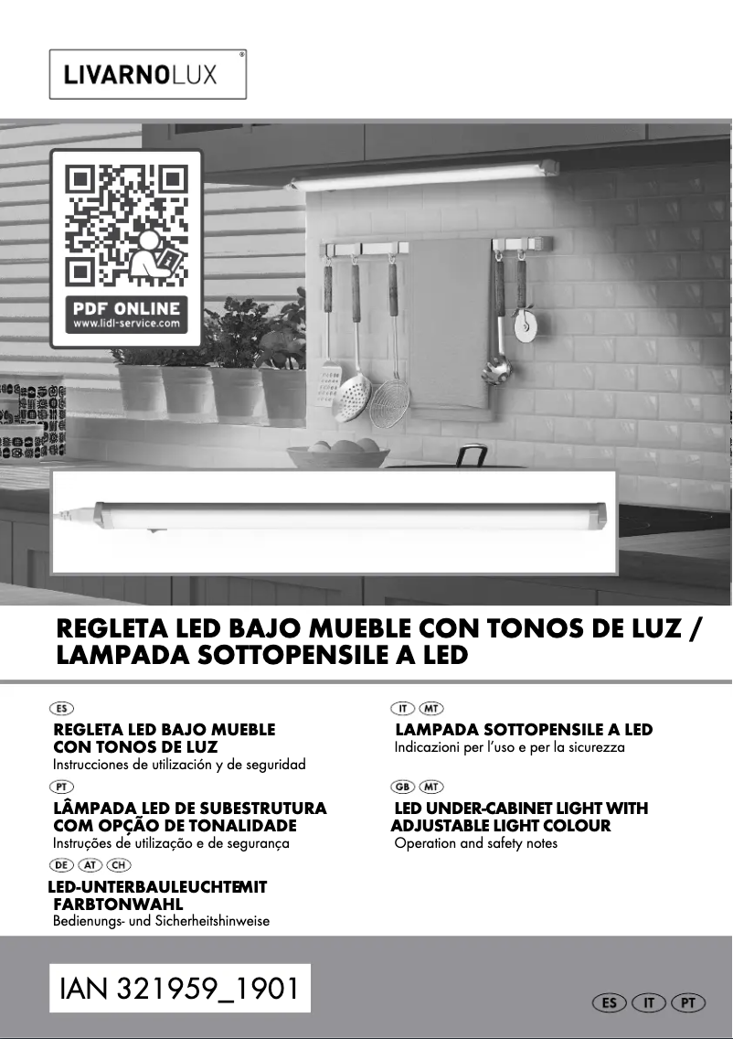 Page n°1 - Manuel utilisateur Livarno Lux 14139304L