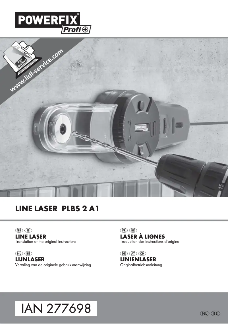 Image de la première page du manuel de l'appareil PLBS 2 A1