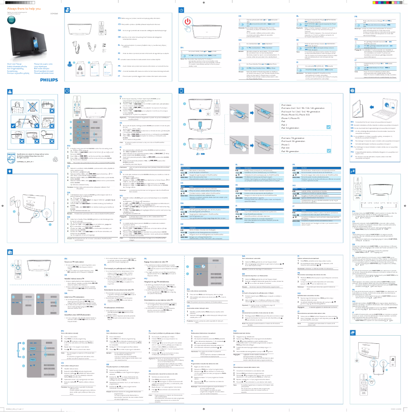 Image de la première page du manuel de l'appareil DCM2260W