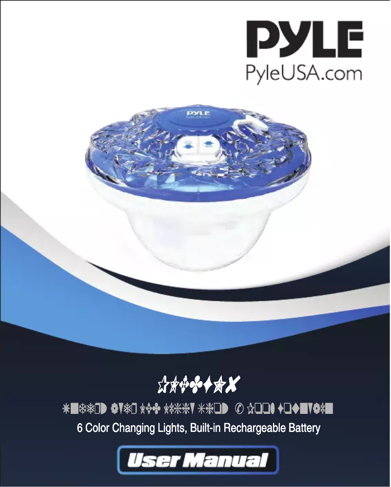 Page 1 de la notice Manuel utilisateur Pyle PLEDFN8