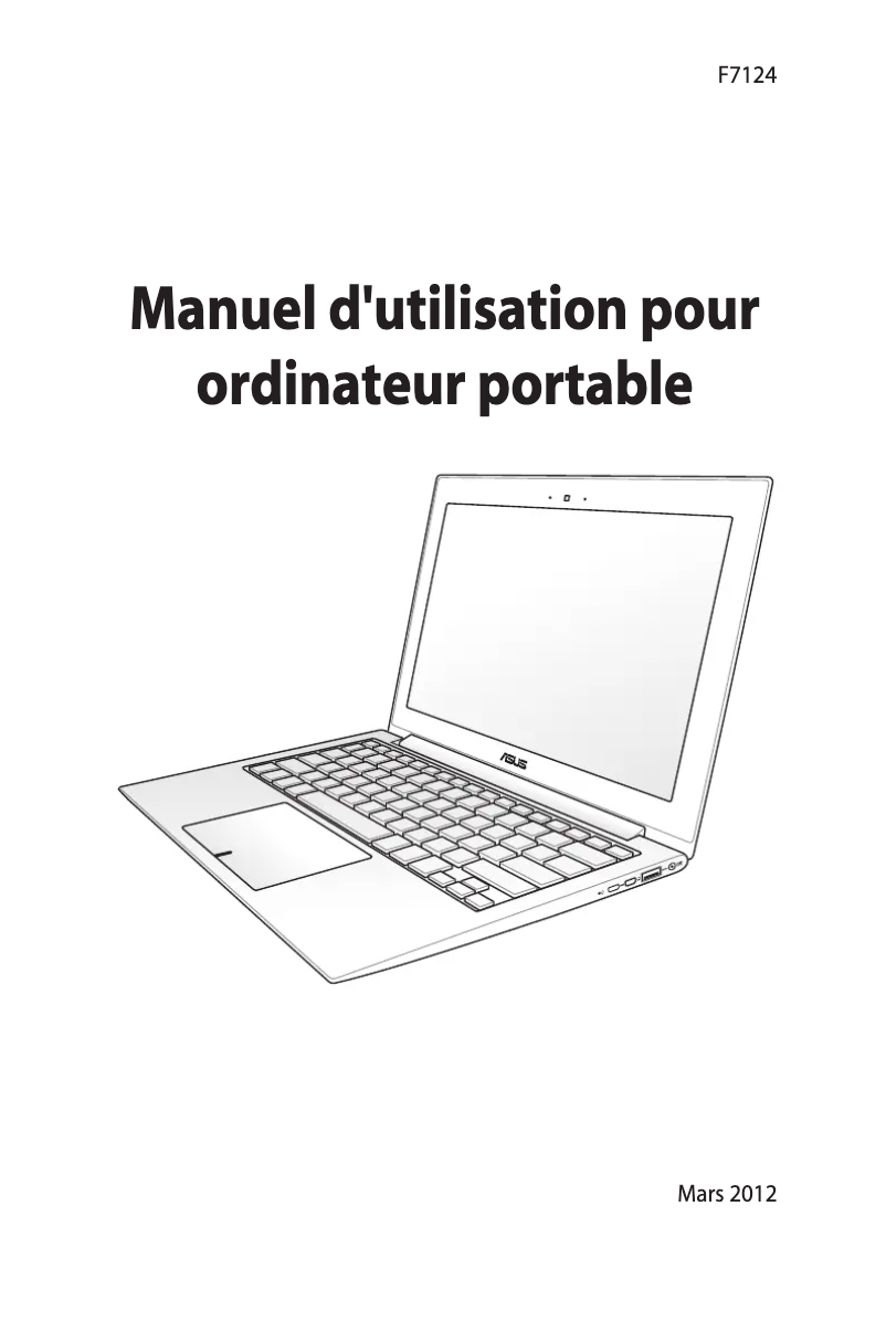 Page n°1 - Manuel utilisateur Asus Zenbook UX31A