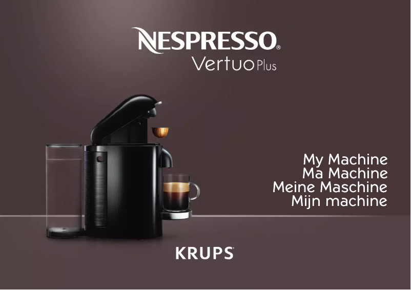 Image de la première page du manuel de l'appareil Nespresso Vertuo Plus XN9028