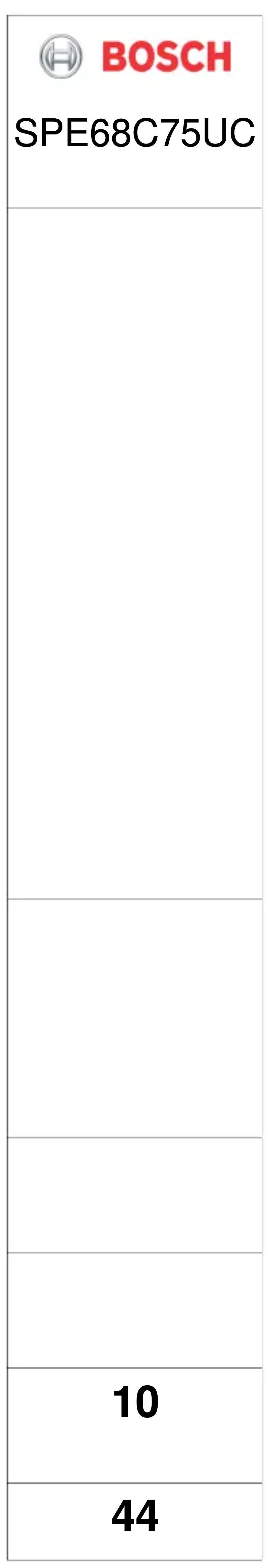 Image de la première page du manuel de l'appareil SPE68C75UC