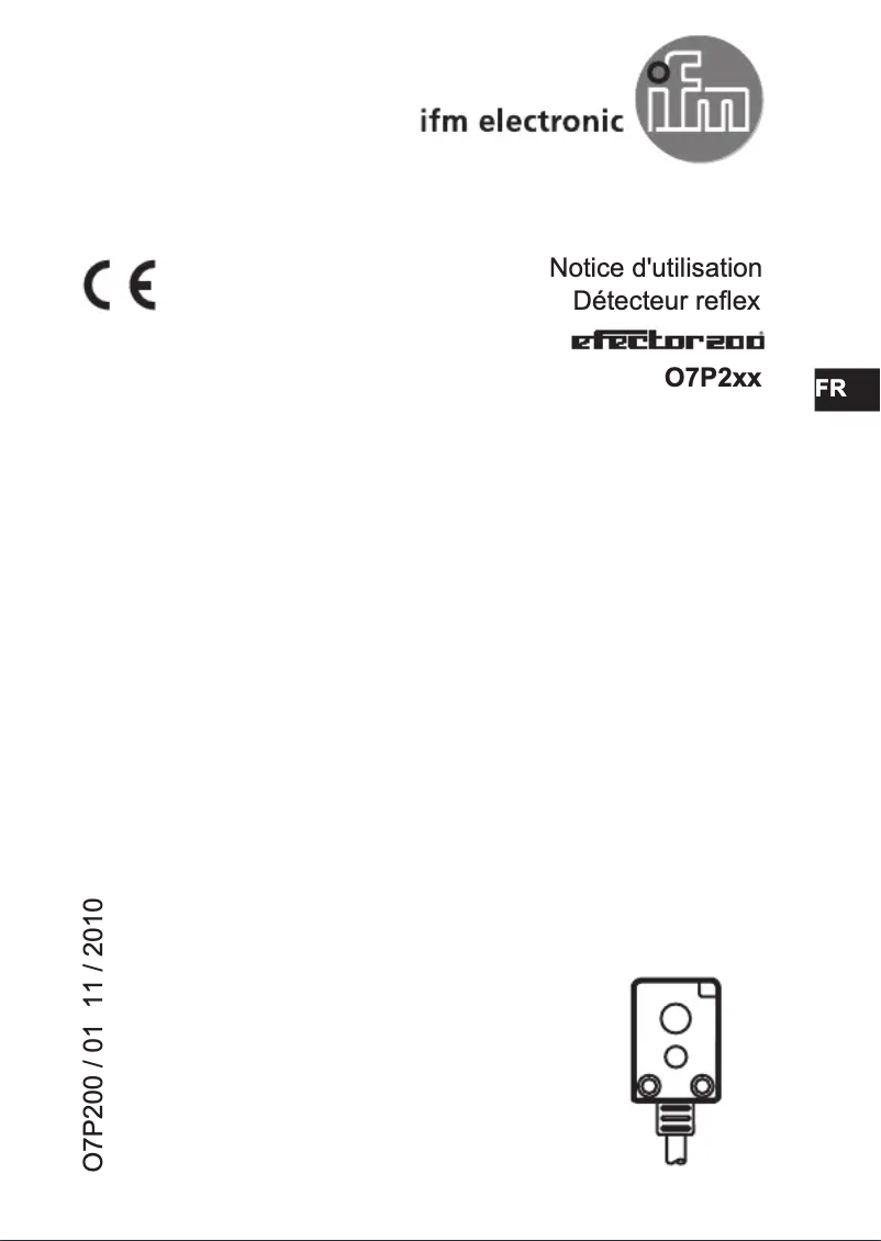 Page n°1 - Manuel utilisateur IFM O7P203