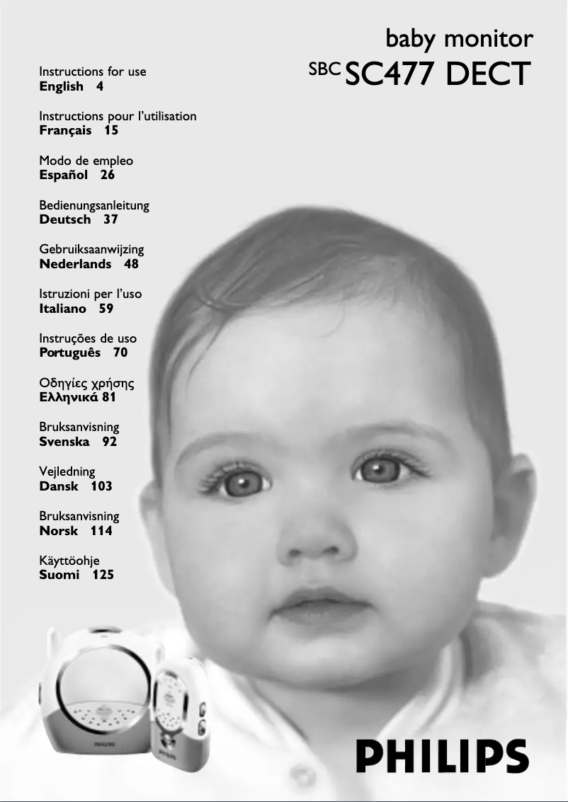 Página 1 del manual Manual de usuario Philips SBCSC477