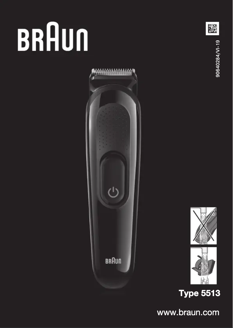 Page n°1 - Manuel utilisateur Braun Multigroomer 3 MGK3325