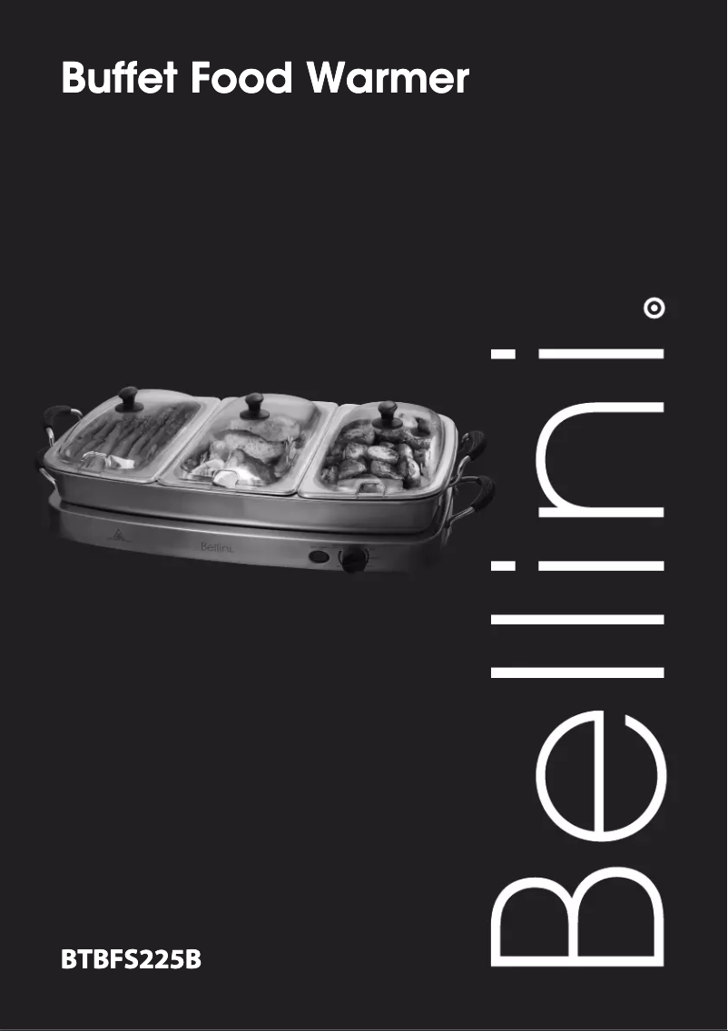Page 1 de la notice Manuel utilisateur Bellini BTBFS225B