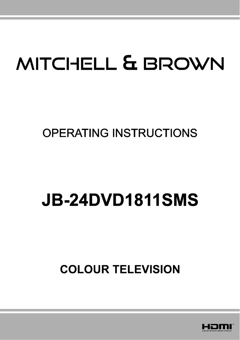Page 1 de la notice Manuel utilisateur Mitchell & Brown JB-32DVD1811SM