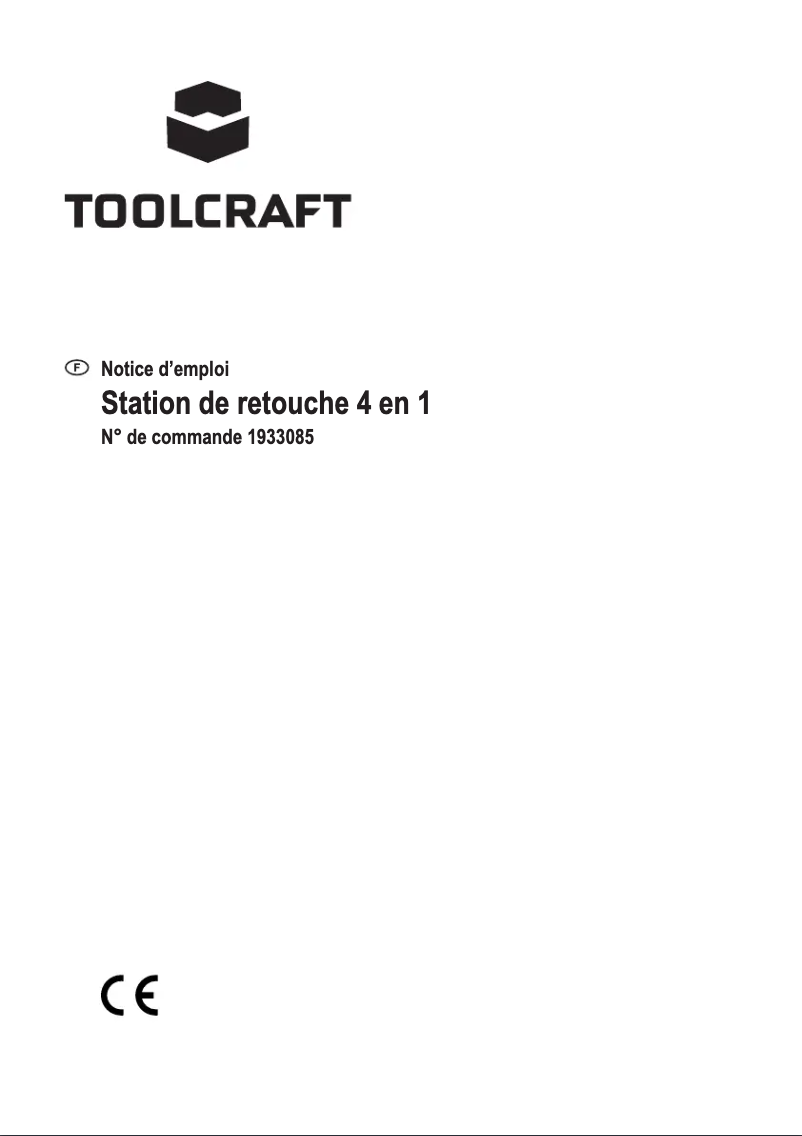 Page 1 de la notice Manuel utilisateur Toolcraft TPS-900