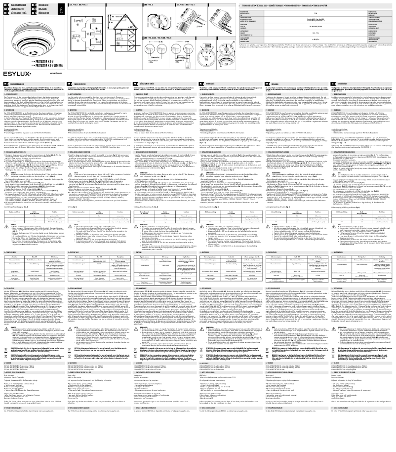 Image de la première page du manuel de l'appareil Protector K 9 V