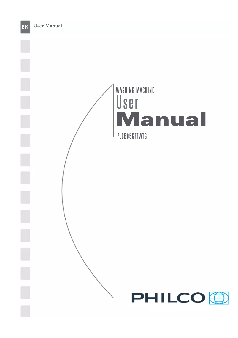 Page n°1 - Manuel utilisateur Philco PLCB05GFFWTG