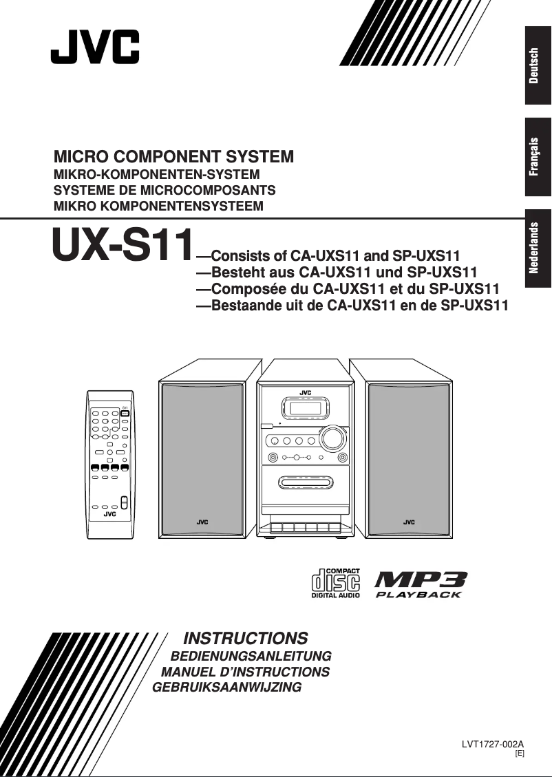 Image de la première page du manuel de l'appareil UX-S11