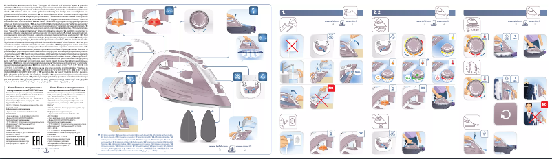 Image de la première page du manuel de l'appareil EasyGliss FV3972C0