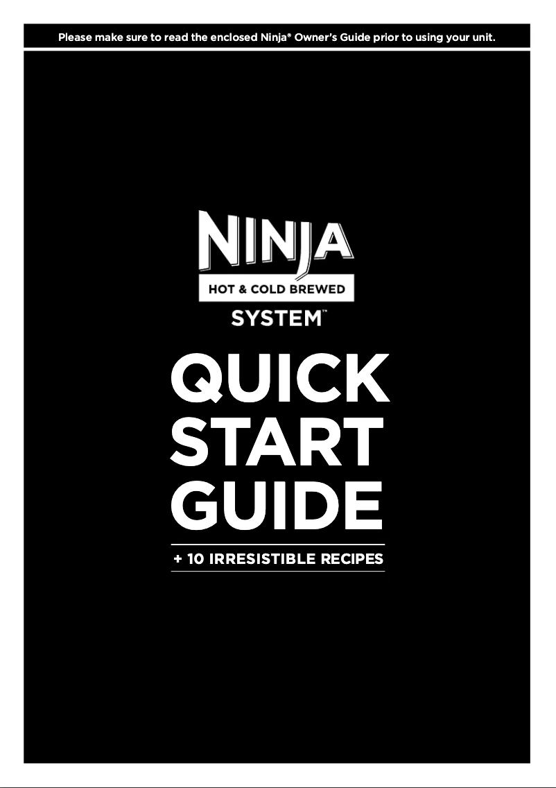 Page n°1 - Guide de démarrage rapide Ninja CP301