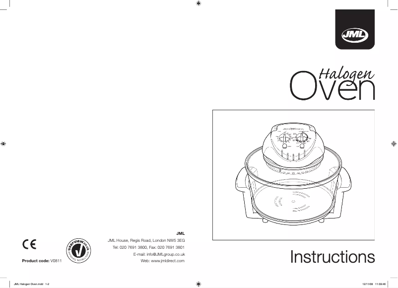 Image de la première page du manuel de l'appareil V0811