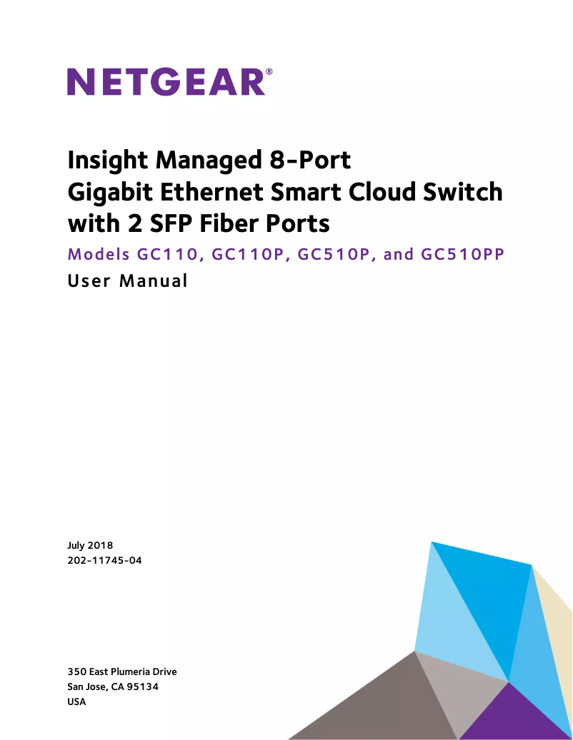 Page n°1 - Manuel utilisateur Netgear GC110P