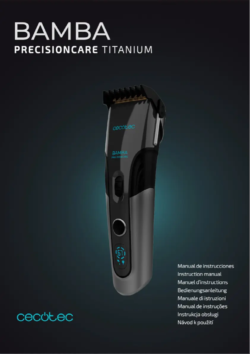 Page n°1 - Manuel utilisateur Cecotec PrecisionCare Titanium
