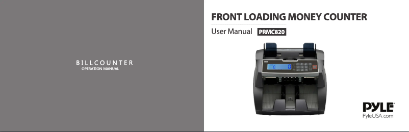 Página 1 del manual Manual de usuario Pyle PRMC820