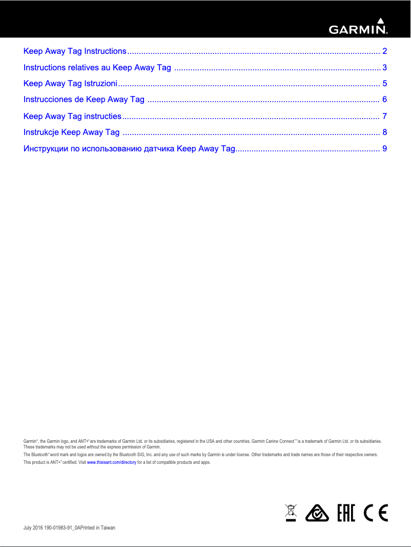 Page 1 de la notice Manuel utilisateur Garmin Delta Smart