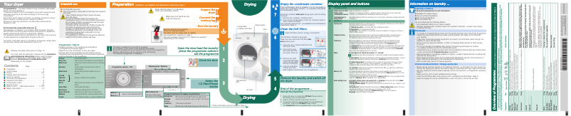 Image de la première page du manuel de l'appareil WTY86791GB