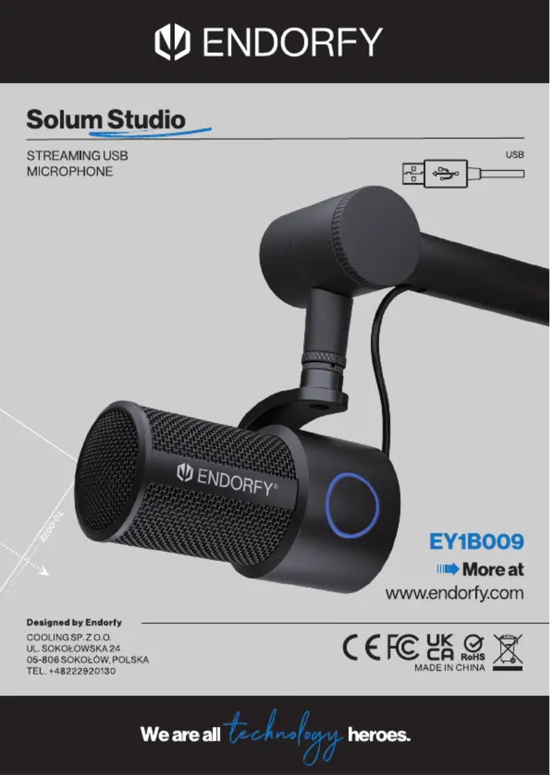 Image de la première page du manuel de l'appareil Solum Studio